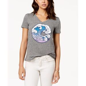 Carbon Copy Wave Graphic T-Shirt
